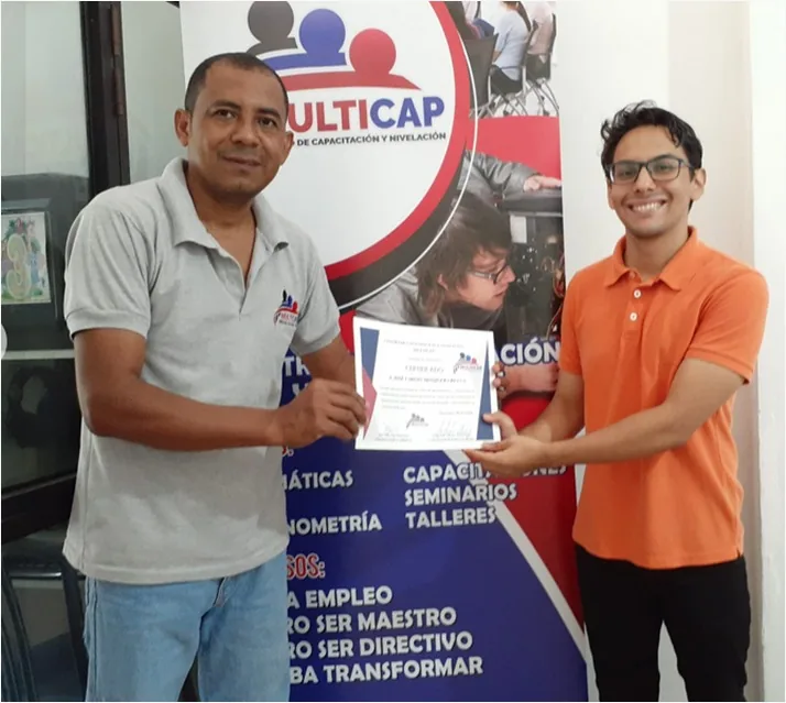 Certificación entregada por el equipo de MULTICAP